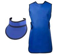 Tablier en Plomb Lumière 0.35mm PB,0.5mm PB Tablier De Protection Contre Les Rayons X avec Collier Thyroïdien Tablier De Radioprotection pour Hôpitaux Dentaires,0.35mm PB,90 * 60cm