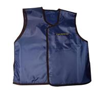 Tablier en Plomb Tablier De Plomb Unisexe, Gilet De Plomb For Rayons X Avec Poche, Protection Radiologique 0,35 Mmpb, Tablier De Sécurité For Hôpitaux Et Laboratoires(Dark blue,Large)