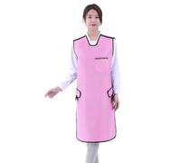 Tablier en Plomb Tablier Rose De Plomb Protection Contre Les Rayons X, Robe Résistante Aux Radiations Pour Vêtements En Légers 0,35 Mmpb Pour Hôpitaux Dentaires(Medium)