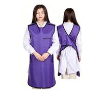 Tablier en Plomb Tablier Violet En Plomb Pour Rayons X, Gilet De Radioprotection Léger Et Réglable De 0,35 Mmpb Pour Usage Médical Dentaire Et Vétérinaire(Small)
