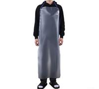 Tablier en PVC transparent pour cuisine, pâtisserie et cuisine - Résistant à l'huile - Imperméable - Couverture complète - 120 x 65 cm - Tablier de protection robuste pour service alimentaire