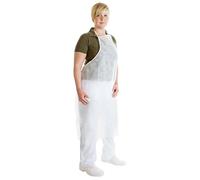 Tablier en tissu non tissé avec revêtement PE.Taille : Létanche, indéchirable, protection sûre pour les zones humides