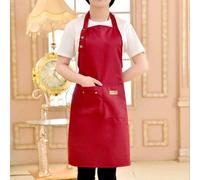 Tablier en toile à col suspendu, accessoire de cuisine, pour Chef, serveur, café, Barbecue, barbier