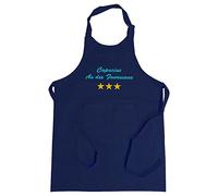 Tablier enfant 3 étoiles marine personnalisé à son prénom ou à son nom