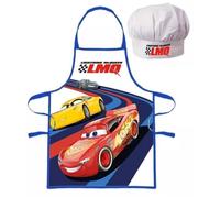 Tablier enfant - Disney - Cars - 2 pièces - 100% polyester - 3 à 8 ans