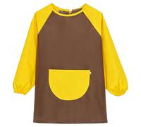 Tablier Enfant, Tablier Manche Longue Enfant 1-4 Ans, Blouses Imperméable À Manches Longues Avec Une Grande Poche Tabliers Bricolage Artisanat Cuisine Tabliers De Repas Garçons Et Filles, Café