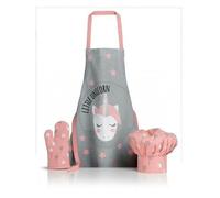 Tablier enfant - WINKLER - Unicorn Perle - 100% coton - Gant de cuisine - Toque