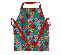 Tablier essuyable enfant Rex London Ladybird Vert 41,2x61x0,5 cm