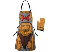 Tablier et gant de cuisine He-Man Jaune G