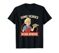 Tablier Fantaisie pour Grand-Parent Some Heroes Wear T-Shirt