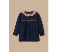 Tablier Fille Col Liberty Liberty Annie And May Rouge 2/3A