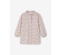 Tablier fille personnalisable à fleurs Lilibeth rose 6A