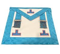 Tablier franc-maçon france grand loge GLNF Craft Past MASTER VM / PM cuir d'agneau Masons Regalia