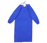 Tablier Imperméable à Manches Longues Cuisine et Travail, Bleu | Tissu Imperméable, Lavable en Machine, Résistant à L’abrasion, Usage Mixte, pour Vaisselle et Préparation