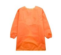 Tablier imperméable à manches longues pour enfants,bavoir,chasuble,alimentation,restaurant,barbecue,cuisson,dessin,bébé,enfants - Type Orange-L 8-13 Years