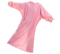Tablier Imperméable pour Animalerie Tissu TPU Manches Longues Poignets Élastiques Design à Nouer Dans le dos Peut Être Coupé à la Taille Souhaitée Encolure Haute Vêtements de Travail