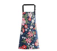 Tablier imprimé feuilles pour homme et femme, tabliers en coton imperméable avec poche avant, sans manches et réglables pour la cuisine, le restaurant, le nettoyage de la maison ou une utilisation