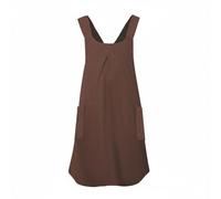 Tablier japonais à croix, tablier de cuisine en coton et lin avec poches latérales, lavable, idéal pour le jardinage, la peinture, la pâtisserie, la préparation du café et les loisirs créatifs