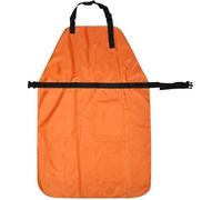 Tablier jardinage orange avec poche poitrine - 420D OXFORD - Longueur: 108cm - Largeur: 70cm