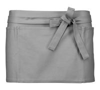 Tablier Kariban Coton Court Gris TU