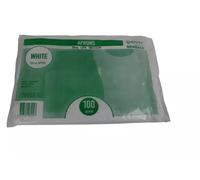 Tablier Merbach PE - 128x80cm - Blanc -100pcs