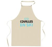 Tablier Mes couilles | Apron | Idée Tablier Personnalisable Cadeau Anniversaire Cuisine Jardinage Fête Original Famille Travail Départ Collègue Retraite