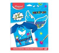Tablier peinture maped enfant qualite sup manches longues souple et impermeable de 4 a 8 ans