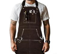 Tablier polaire double face avec finition ignifuge pour un usage quotidien par les charpentiers, électriciens et le personnel de réparation de véhicules (café)