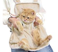 Tablier Porte-Chat pour Animal de Compagnie,Respirable Ajustable,Tablier D'Accompagnement pour Chat - pour Adultes Adolescents Amis des Animaux Toilettage Coupe Griffes Cuisine