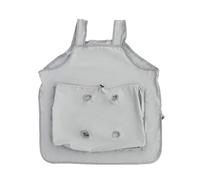 Tablier porte-chat - Tablier de transport respirant pour chat - Sac de transport pour chat avec cordon de serrage et 4 trous pour pattes - Sac respirant pour couper les ongles des petits chiens et