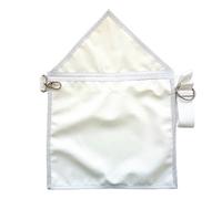 Tablier pour Apprenti Franc Maçon, dimension 38 * 32 cm Made in France, avec poche pour gants.