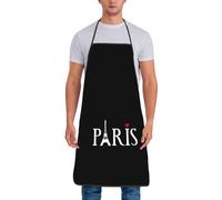 Tablier Pour Chef Tour Eiffel De Paris1 Unisex Tablier Etanche Chef Tabliers Pour Café Femme Grill 52X72Cm
