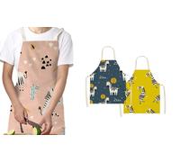 Tablier pour enfants à imprimé zébré : Vieux rose