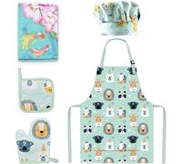 Tablier Pour Enfants Avec Sangle Réglable Pour Garçons Et Filles,100 % Coton,Tablier De Chef Avec Poche Pour Cuisine