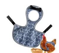 Tablier pour poule Protège-dos réutilisable et lavable avec sangle