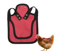 Tablier pour poules - Protection des ailes et du dos pour poules - Gilet de protection avec bretelles réglables - Accessoires pour écurie - Entretien de la volaille et confort