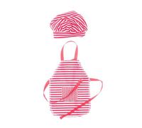 Tablier Rayé Pour Maison De Poupée, Chapeaux, Décoration, Accessoires Pour Enfants, Vêtements Pour Elfe, Avec Chapeau