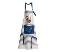 Tablier recyclé French Cocorico Winkler Bleu 85x72 cm