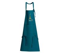 Tablier recyclé Tour Eiffel avec poche Winkler Bleu 85x72 cm
