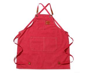 Tablier réglable 68,6 x 76,2 cm sans fatigue du cou | Toile de coton douce, inodore, lavable en machine, bretelles croisées dans le dos, réduit la pression du cou