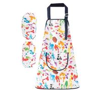 Tablier réglable pour de 2 à 12 ans - Tablier de peinture pour de 2 à 12 ans - Pour la cuisine, les repas, la salle de classe, la maison, le jardin, la cuisine, l'école, la maternelle