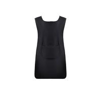 Tablier sans manches avec poche zippée et imprimé cerf - Tabliers en polyester imperméable pour femme, vêtements de cuisine élégants et de nettoyage pour la cuisine, le restaurant ou la maison, noir 1