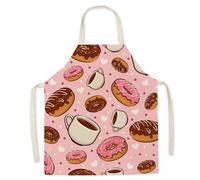 Tablier Sans Manches Motif Burger Frites Pizza Pour Hommes Et Enfants,Bavette Gourmette Mignonne Pour Femmes,Tablier De Cuisine - Type 68x55cm #I