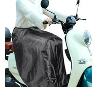 Tablier Scooter Universel, Tapis de Jambe Protection Coupe-Vent, Imperméable et Résistant au Froid, Noir