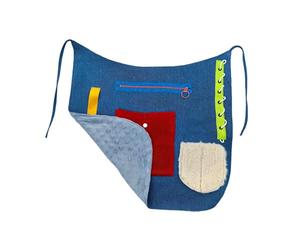 Tablier sensoriel démence - Idée d'emploi générique pour seniors, favorise la perception sensorielle, aide aux soins manuels activation mémoire | Parfait pour la thérapie quotidienne des établissement