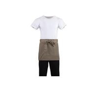Tablier Serveur Court Whites Marron Clair Whites Chefs Clothing Marron G