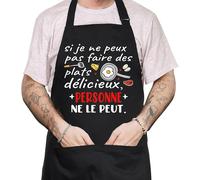 Tablier "Si je ne peux pas faire des plats..." Vendos85