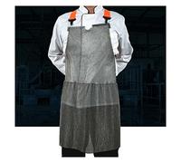 Tablier Tablier en Métal Résistant Aux Coupures Et Aux Coups De Couteau, Tablier De Travail De Sécurité pour Boucher, Tablier en Cotte De Mailles en Acier Inoxydable 316, Facile À Nettoyer