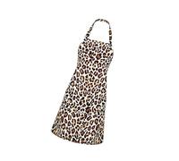 Tablier tendance imprimé animal résistant aux taches réglable cou design multi-usage accessoire pour la cuisine salon de beauté tablier cou réglable, b, taille unique
