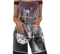 Tablier transparent, tablier de travail pour salon de coiffure,Tablier de cuisine transparent imperméable et résistant à l'huile | Coiffeur Barbier Bavoir Tissu Réglable Pour Coupes de Cheveux, Coiffa